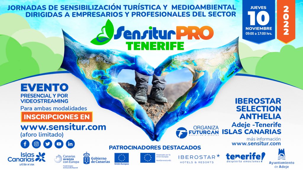 Cartel Oficial de Sensitur Pro Tenerife 2022 